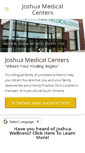 Mobile Screenshot of joshuamedicalcenters.com